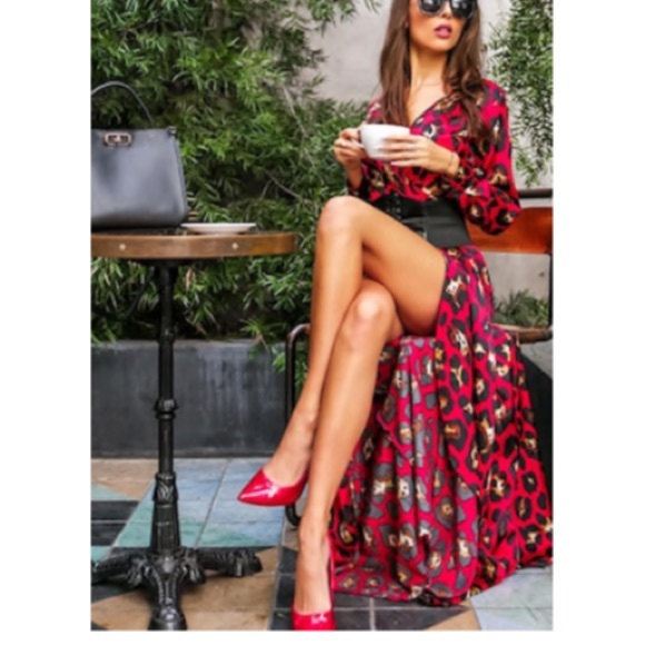 NWT Gorgeous Multicolored Fit and Flare - Picture 2 of 6